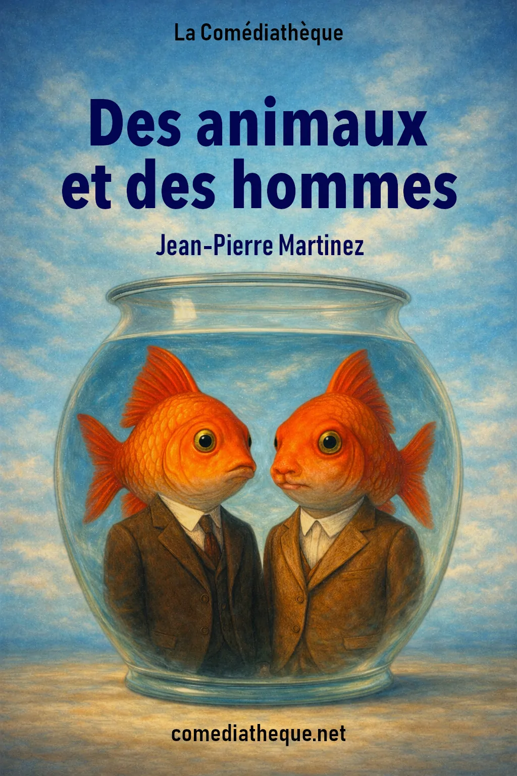 Des animaux et des hommes. Couverture de la pièce de Jean-Pierre Martinez