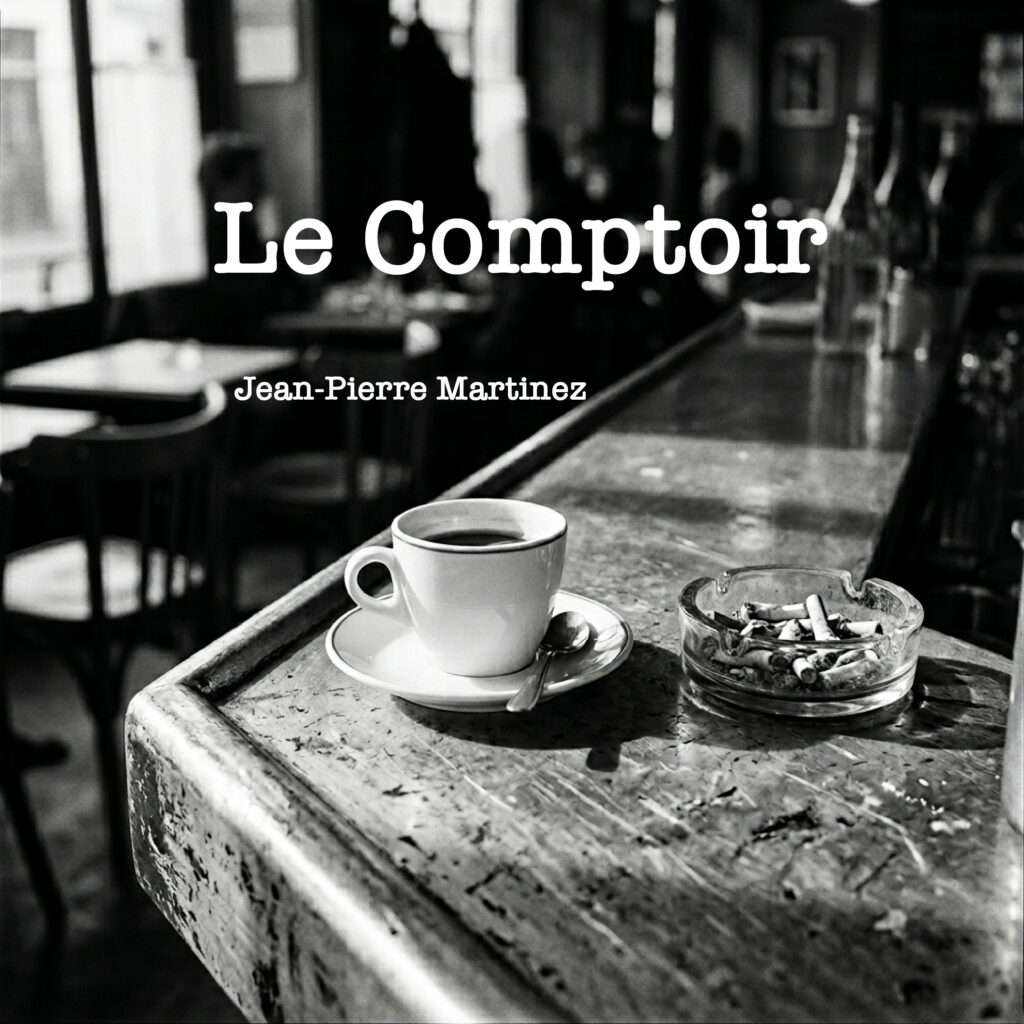 Le Comptoir, la chanson originale inspirée par la pièce de théâtre de Jean-Pierre Martinez, disponible sur toutes les plateformes.