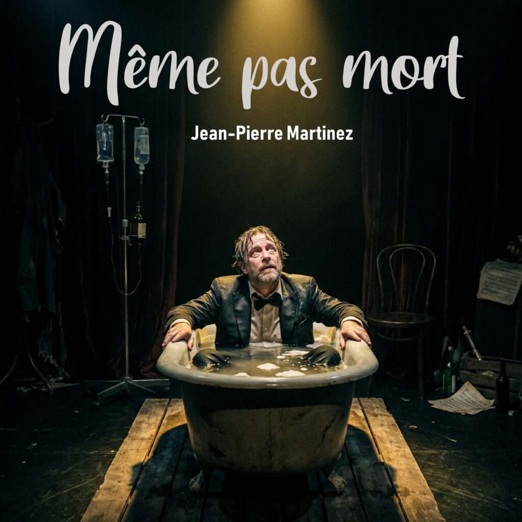 Même pas mort, la chanson originale inspirée de la pièce de Jean-Pierre Martinez, disponible sur toutes les plateformes.